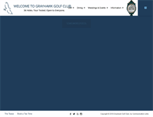 Tablet Screenshot of grayhawkgolf.com